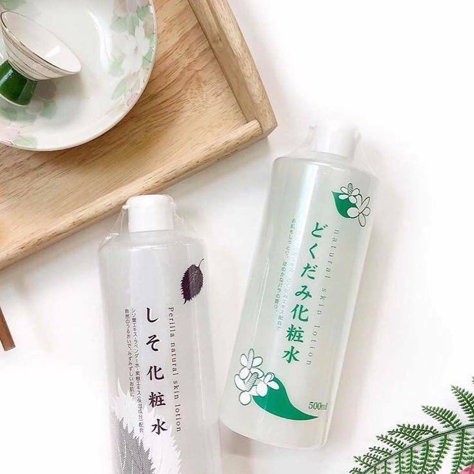 Toner nước hoa hồng Dokudami diếp cá tía tô Natural Skin Lotion Nhật Bản 500ml | BigBuy360 - bigbuy360.vn