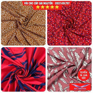Vải Lụa giấy–Lụa giấy-chất liệu mỏng-nhẹ-co giãn 4 chiều-không nhăn khi mặc-chuyên may áo dài-đầm-maxi-áo công sở