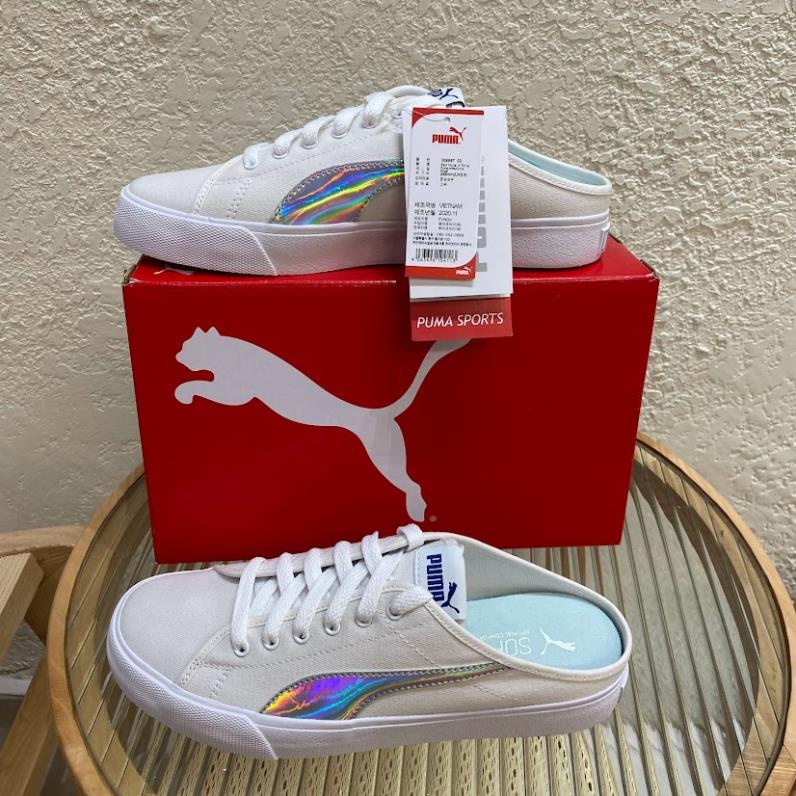GIÀY PUMA MULE MÀU HOLOGRAM - HÀNG CÓ SẴN - CHÍNH HÃNG (CÓ ẢNH THẬT CUỐI BÀI) 📞