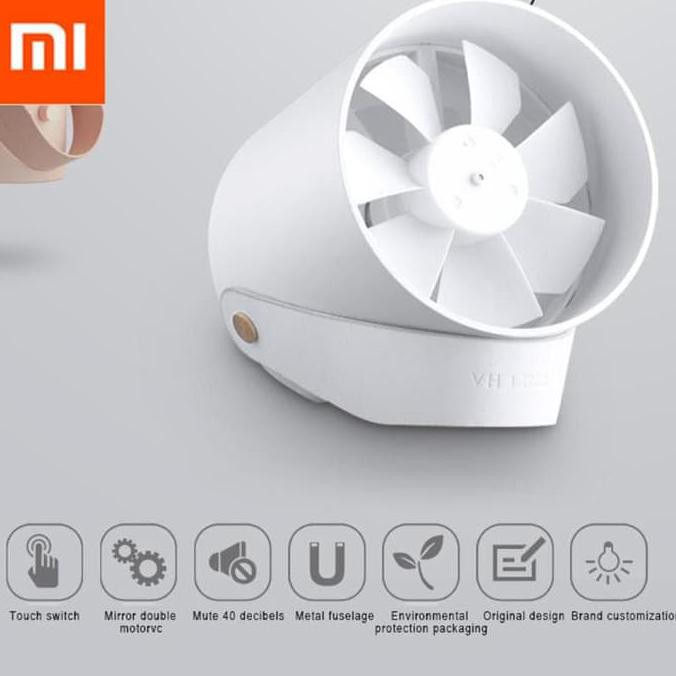 Quạt Usb Xiaomi Mijia Vh Cánh Kép Yên Tĩnh Màu Đen