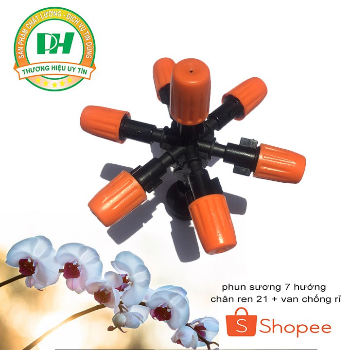Combo 10 béc phun sương 7 hướng
