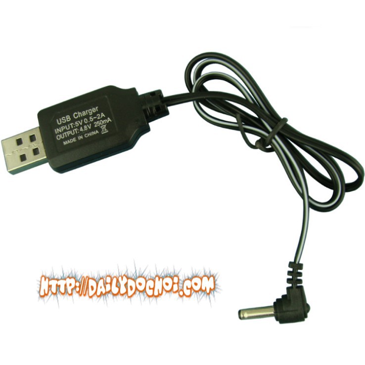 Xuongpin.vn S8B dây sạc cho xe ô tô điều khiển từ xa 4.8V đường kính chân cắm 3.5mm Hàng mới 100%