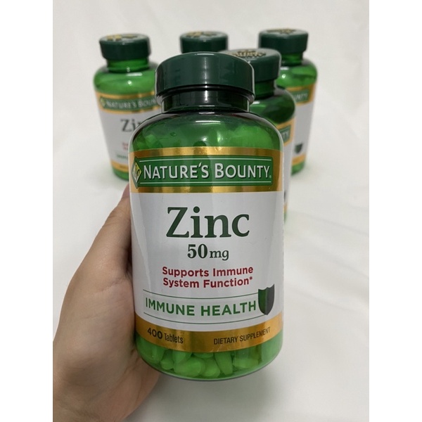 Viên uống bổ sung kẽm - Zinc Nature Bounty 400v