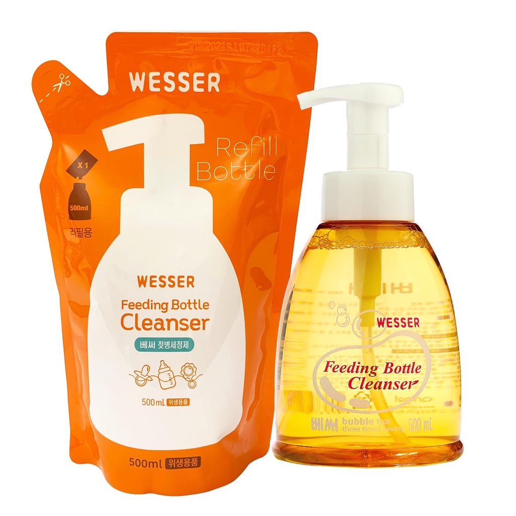 Nước rửa bình Wesser chai / bịch 500ml