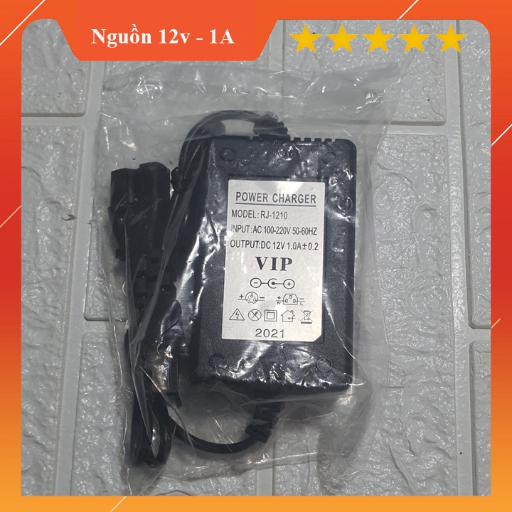 Nguồn 12V-1A (Hàng mới) - Jack ổ cắm (nguồn Camera, modem wifi)