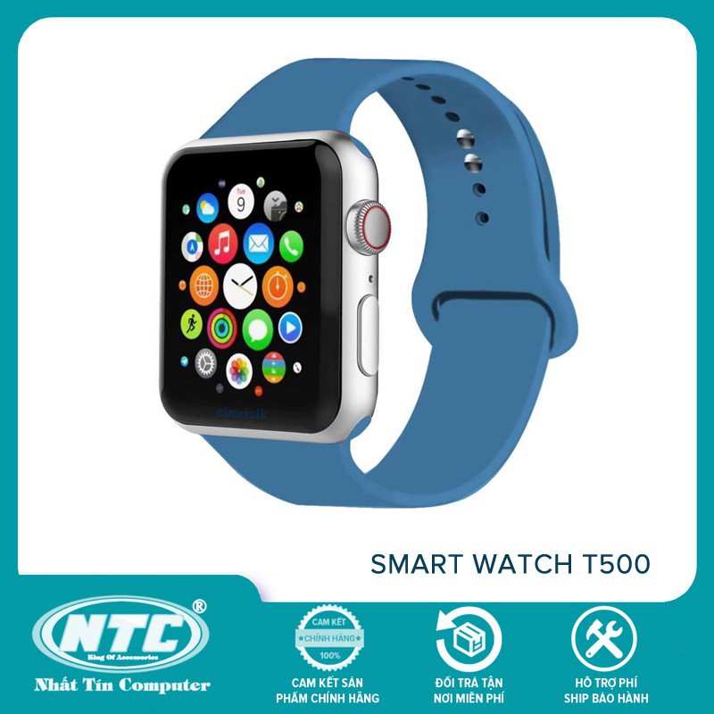 k89 Đồng hồ thông minh smart watch T500 / T500 Plus siêu mỏng - bề ngoài bắt mắt (4 màu tùy chọn) 1
