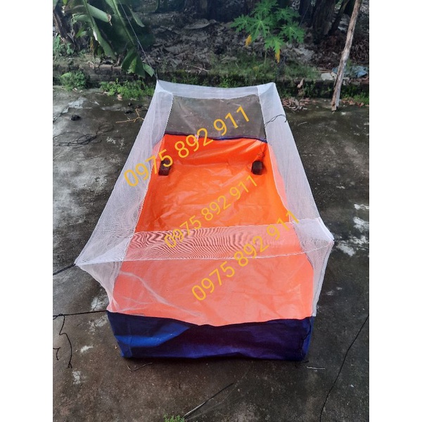 BỂ BẠT LƯỚI NUÔI ỐC , ẾCH , CÁ 2x1x1