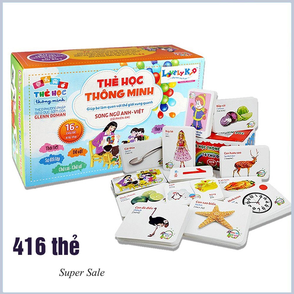 Sale !!! Thẻ Học Thông Minh 16 Chủ Đề