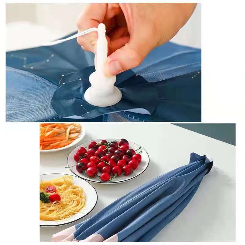 Lồng Bàn Dạng Lưới Chống Bụi Chống Ruồi Thời Trang Mùa Hè Có Thể Gấp Gọn Tiện Lợi Ốp