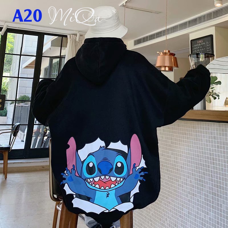 Áo Nỉ Bông Thời Trang UNISEX Hoạ Tiết Hoạt Hình / HOODIE FREESIZE 💜MiQa 💜