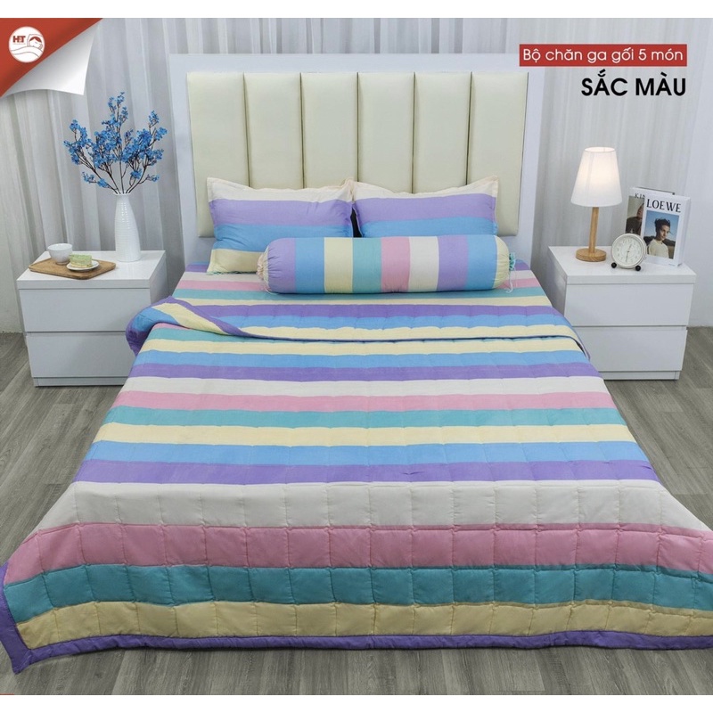 Ga Trải Giường🔥m6/m8🔥Bộ Ga Và 2 Vỏ Gối Cotton Poly Cao Cấp Hàng Xưởng Sản Xuất