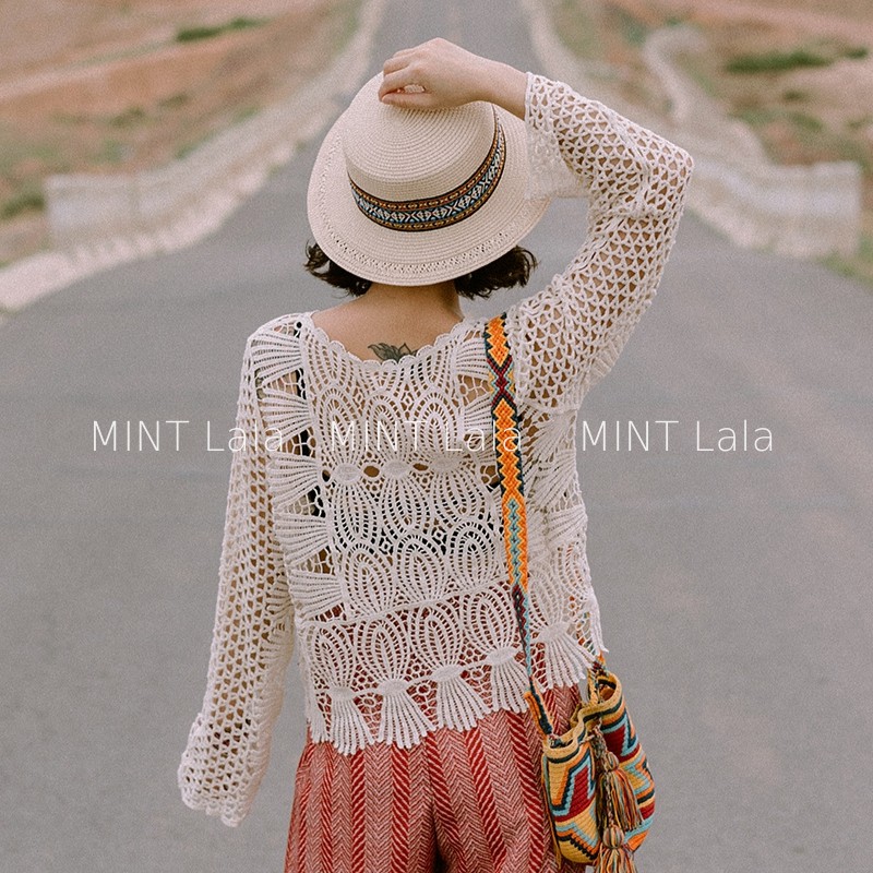 Áo Ren Đi Biển Du Lịch Dạng Lưới Hàng Quảng Châu L1