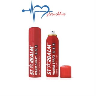 Chai xịt làm nóng cơ Starbalm - Hà Lan 150ml