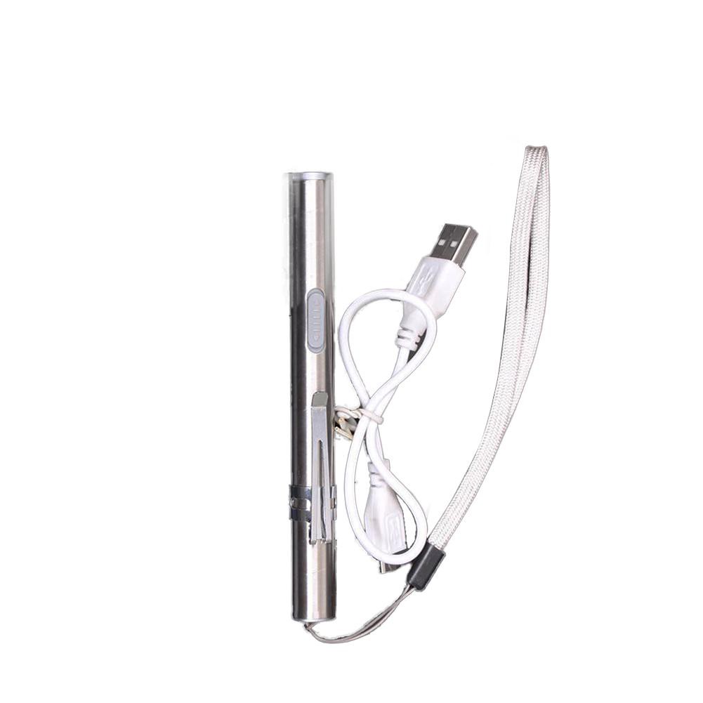 Đèn pin 8000LM Đèn pin bỏ túi Đèn pin LED Kích thước bút T6 USB đèn pin và đèn sạc