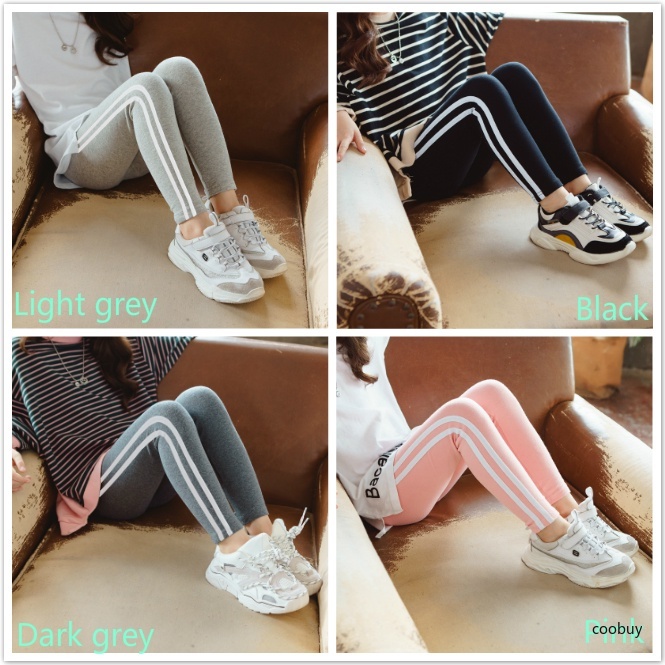 Quần cotton co giãn thoải mái thiết kế thời trang cho bé gái