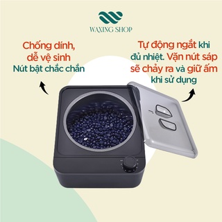 Nồi đun sáp chống dính cao cấp - sáp wax lông nóng waxingshop - hard wax beans việt nam