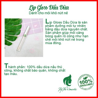 Lip Gloss Dầu Dừa Dưỡng Môi