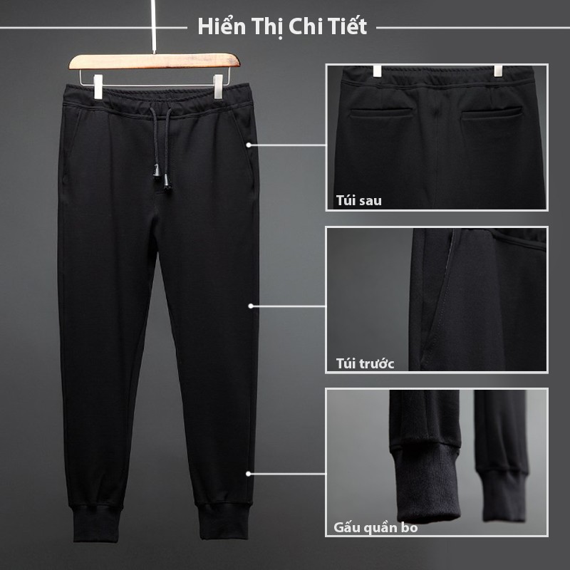 Quần jogger nam 💥FREESHIP💥 Quần thể thao nam mã TT57-Q thun dài bó ống Hàn Quốc đẹp mùa hè tập gym | BigBuy360 - bigbuy360.vn