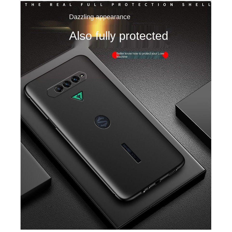 Ốp điện thoại silicon mặt nhám tản nhiệt bảo vệ cho Xiaomi Black Shark 4 1 4Pro 2 2pro 3 3S 3pro 4th | BigBuy360 - bigbuy360.vn