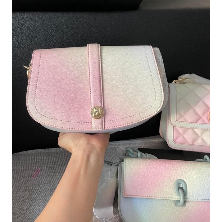 Túi loang hồng ô trám