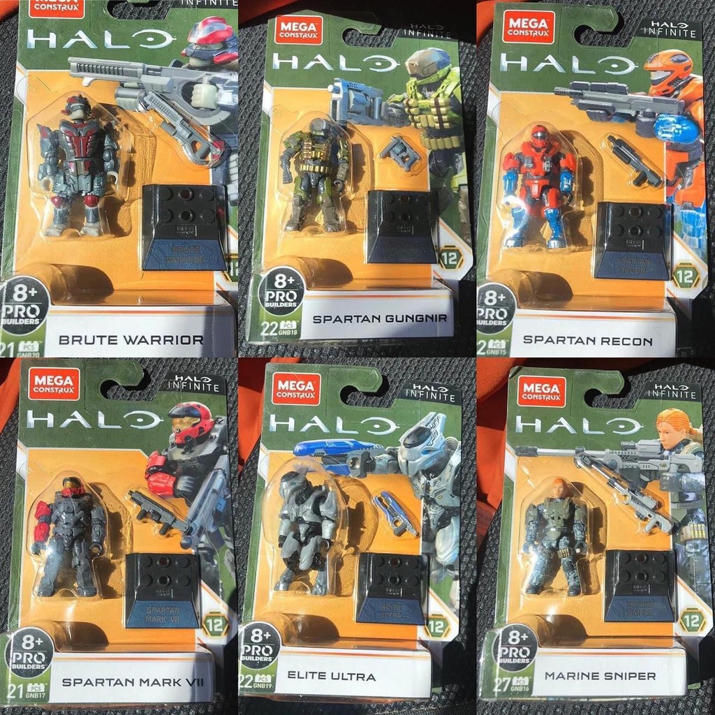 Bộ nhân vật Mega construx Halo Infinite Series 12
