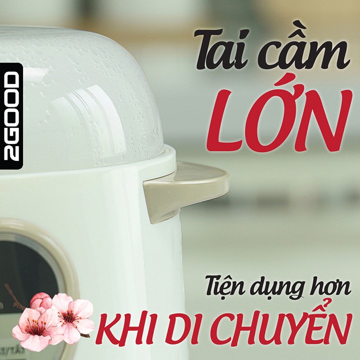 Nồi Nấu Cháo Cách Thủy 2GOOD A200 (1.0L)