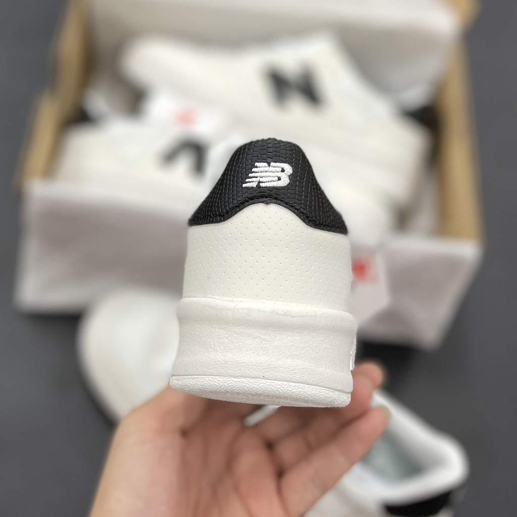 Giày Sneaker NB CRT 300 Trắng Logo Đen Giày Thể Thao Nam Nữ Newbalence 300 Thấp Cổ Full Phụ Kiện