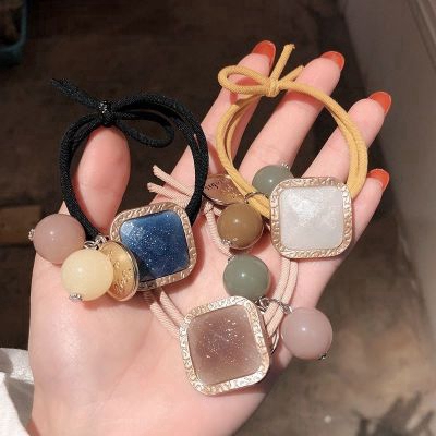 Dây Buộc Tóc Co Giãn Phong Cách Hàn Quốc Cho Nữ