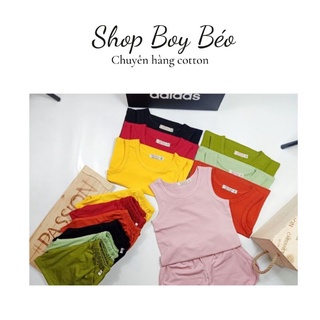 Bộ ba lỗ đùi cho bé gái và bé trai💥 SIÊU ĐẸP 💥 sét balo quần đùi cho bé 8_20kg chất cotton 4 chiều