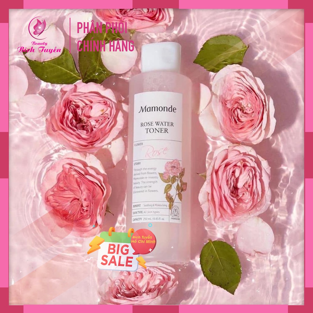 Toner MAMONDE Rose Water Nước Hoa Hồng Cung Cấp Độ Ẩm 250ml