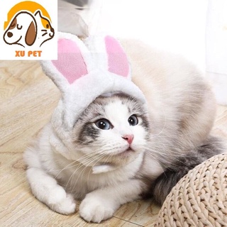 Mũ Tai Thỏ Giữ Ấm Siêu Xinh Giữ Ấm Cho Thú Cưng Có Các Nấc Điều Chỉnh
