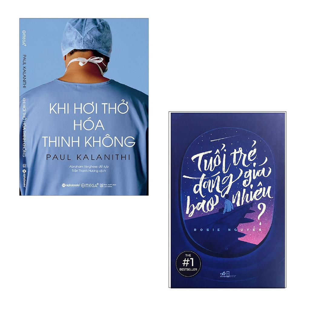 Sách - Combo: Khi Hơi Thở Hóa Thinh Không + Tuổi Trẻ Đáng Giá Bao Nhiêu (2 cuốn)