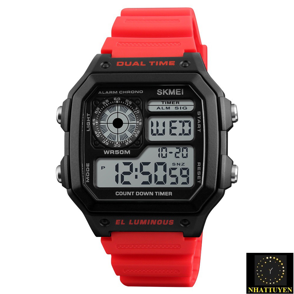 ĐỒNG HỒ THỂ THAO SKMEI 1299 huyền thoại, dùng cho cả nam và nữ, siêu bền đẹp | BigBuy360 - bigbuy360.vn