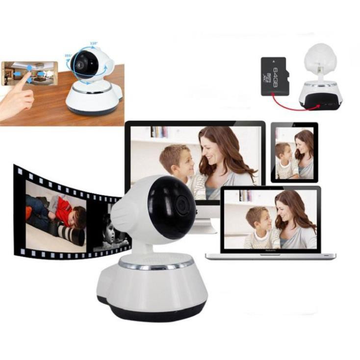 [ Xả kho tết] Camera Wifi Giá Rẻ, Bán Camera Ip Wifi Giám Sát Không Dây Qua Điện Thoại Hình Ảnh Full HD