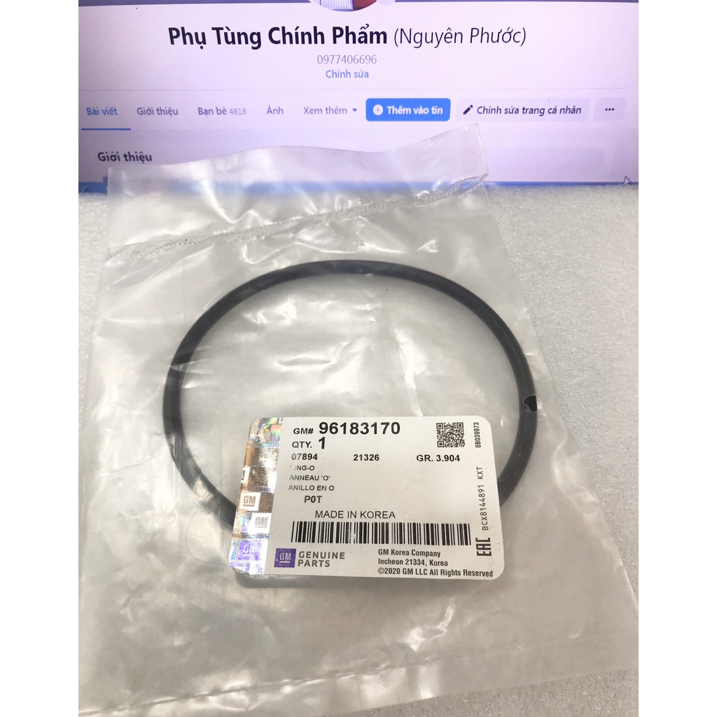 Gioăng bơm xăng LAN GENTRA LACETTI NUBIRA... 96183170