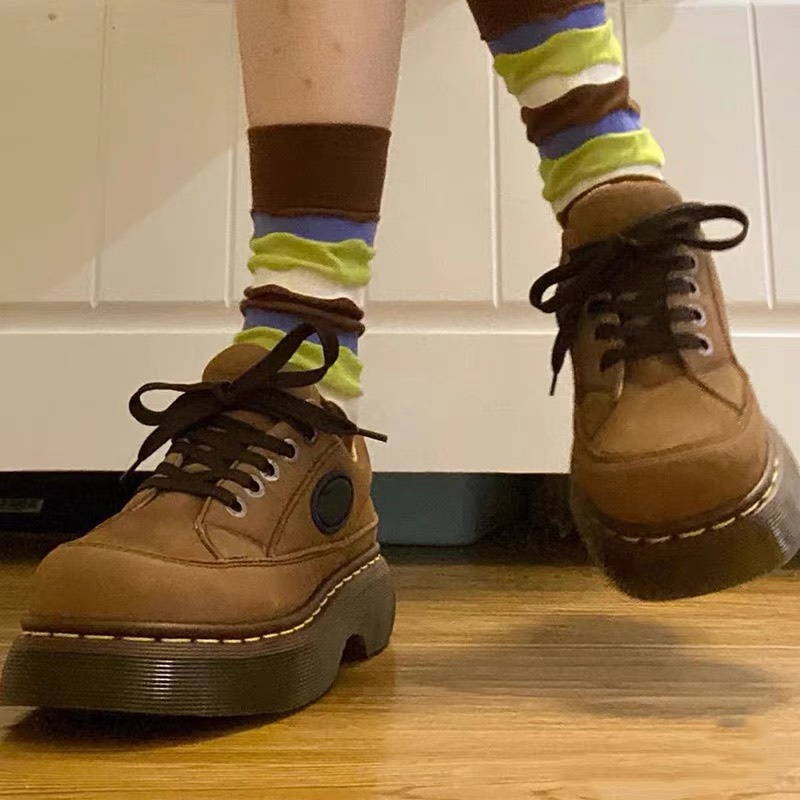 GIÀY OXFORD RETRO RE-UP SNEAKERS THỂ THAO NỮ PHONG CÁCH ANH QUỐC CỔ ĐIỂN