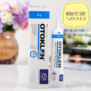 Nhỏ tai Alkin Otoklen đặc trị viêm tai, nhiễm trùng, nấm và tiêu diệt ve rận trong tai cho chó mèo, thú cưng