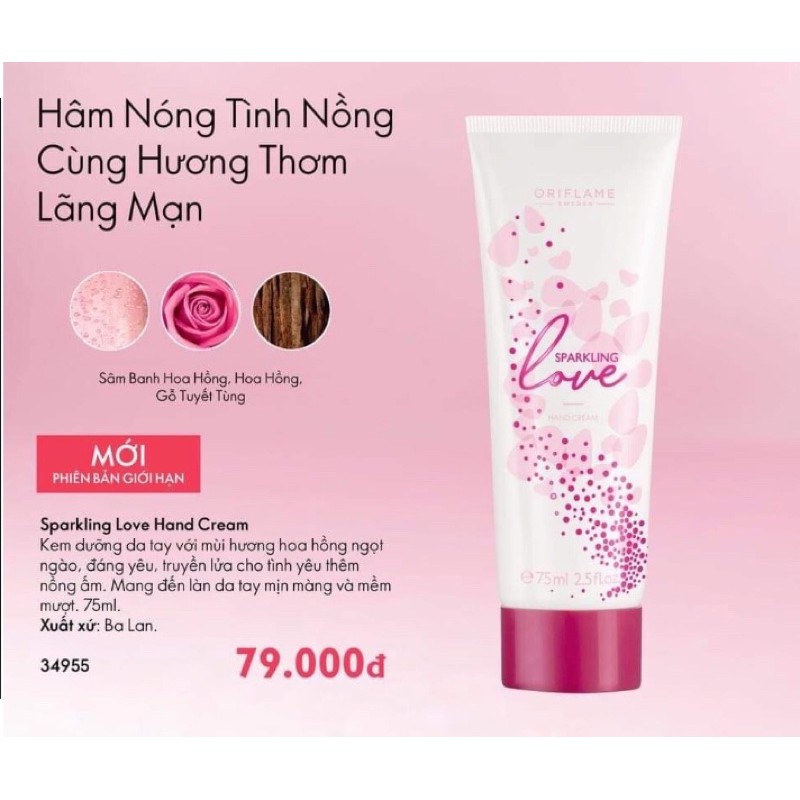 Kem dưỡng tay hương thơm hoa hồng ( mới )