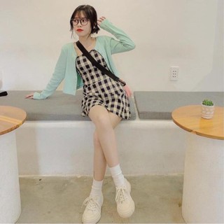 Áo croptop yan tay dài nữ