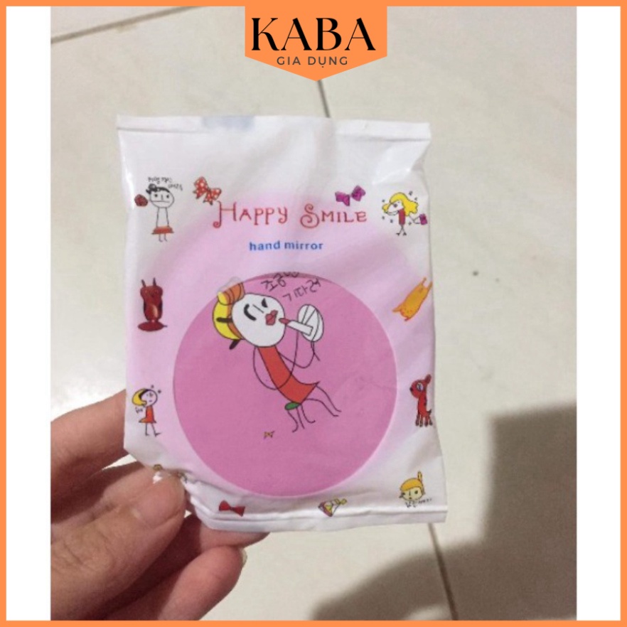 Gương trang điểm mini hình tròn tiện dụng KABA