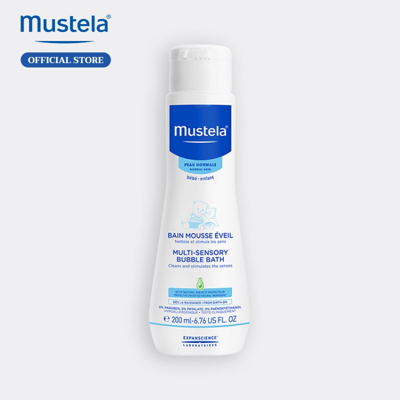 Sữa Tắm Gội Cho Trẻ Sơ Sinh & Em Bé Da Thường Mustela 200ml