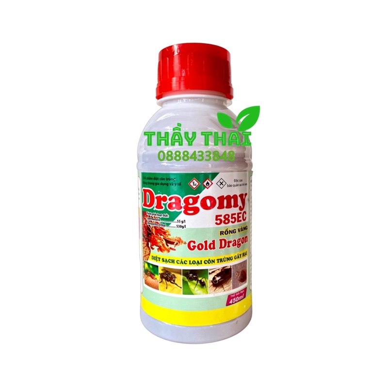 Drago my 585EC trừ Rệp sáp-Rầy nâu -sâu đục thân - sâu cuốn lá -chích hút
