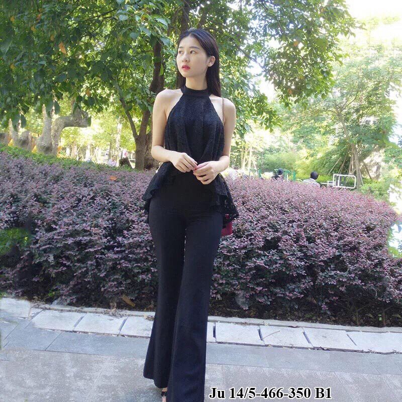 JUMPSUIT DÀI ÁO YẾM PHỐI REN H245B