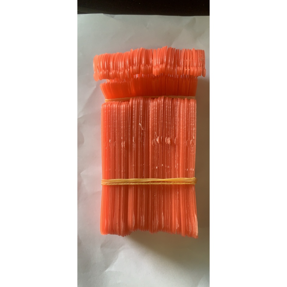 Bó 50 cái tem nhãn thẻ tag ghi tên bằng nhựa