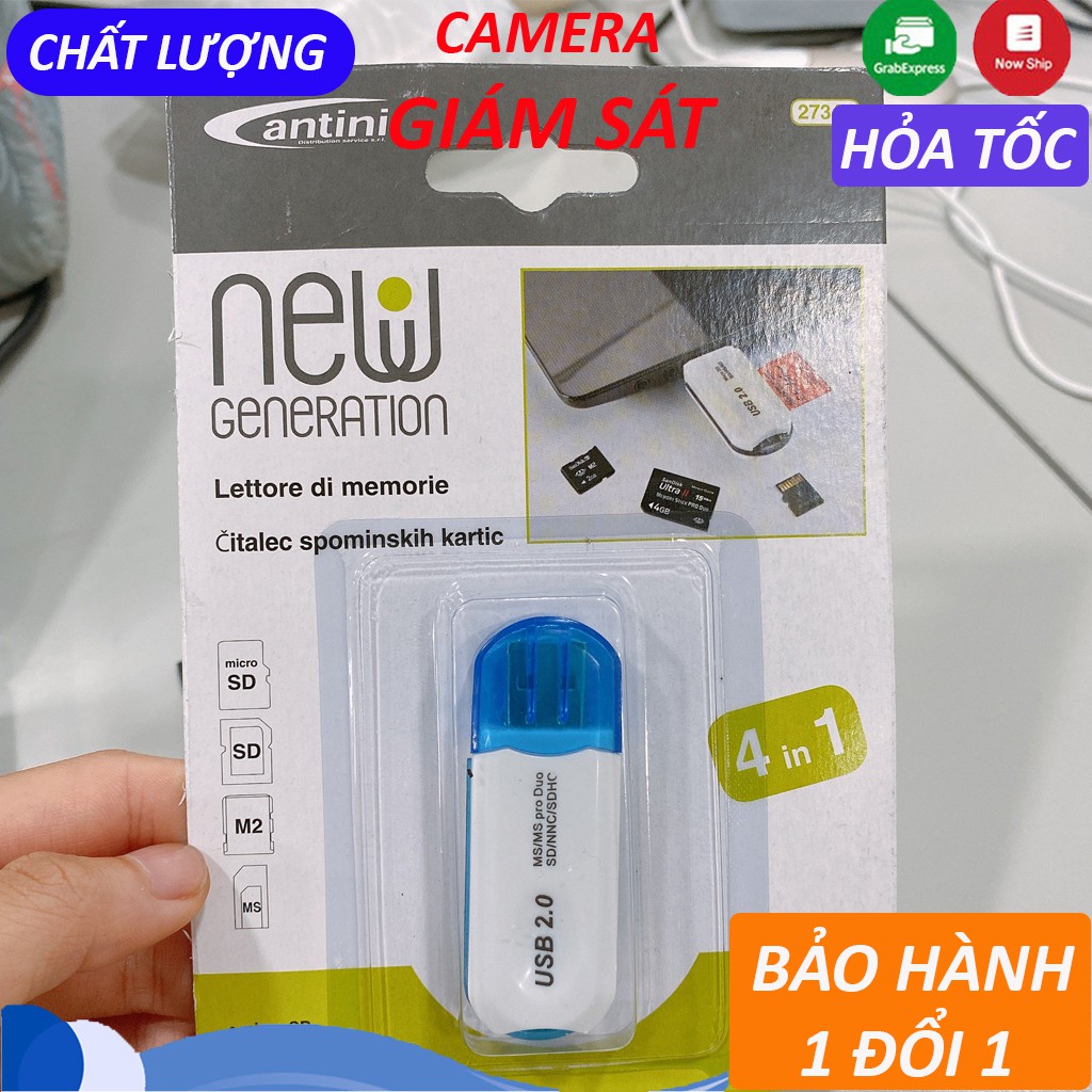 Đầu đọc thẻ nhớ đa năng WN151 Micro SD, SD, MMC, Mini SD, Pro Duo, Bh 3 tháng lỗi 1ổi 1 trong 7 ngày