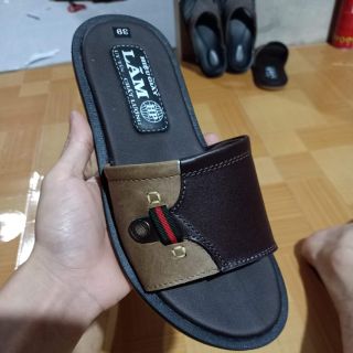 Dép bảng ngang da bò cao cấp