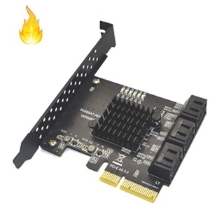 Card mở rộng sata pci e 6 cổng sata 3.0 sang pci express x4 sata3.0 pcie pci-e sata