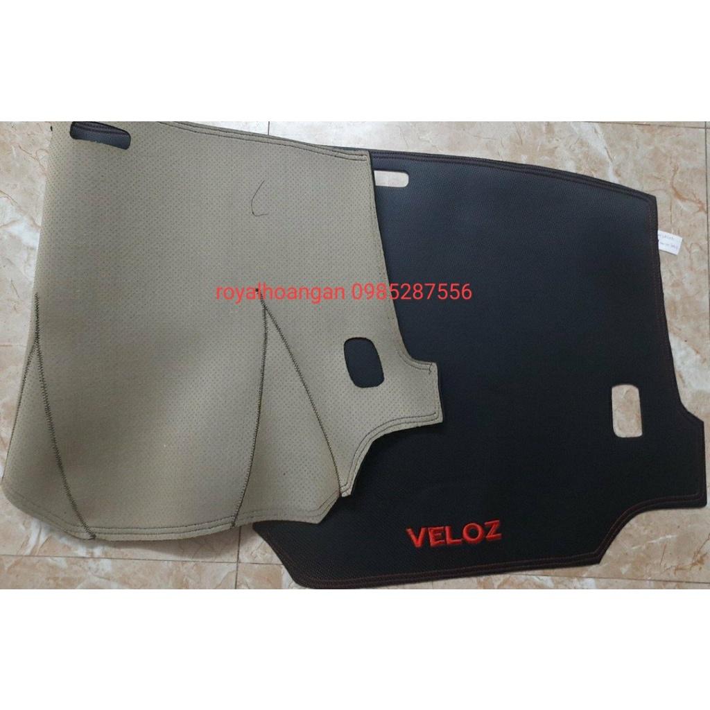 veloz cross, Thảm taplo VELOZ CROSS bằng nhung 3 lớp hoặc Da Cacbon