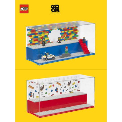 Lego khối xây dựng chính hãng được ủy quyền LEGO búp bê mở ngăn thiết kế Acrylic lưu trữ Hộp Trưng Bày LEGO