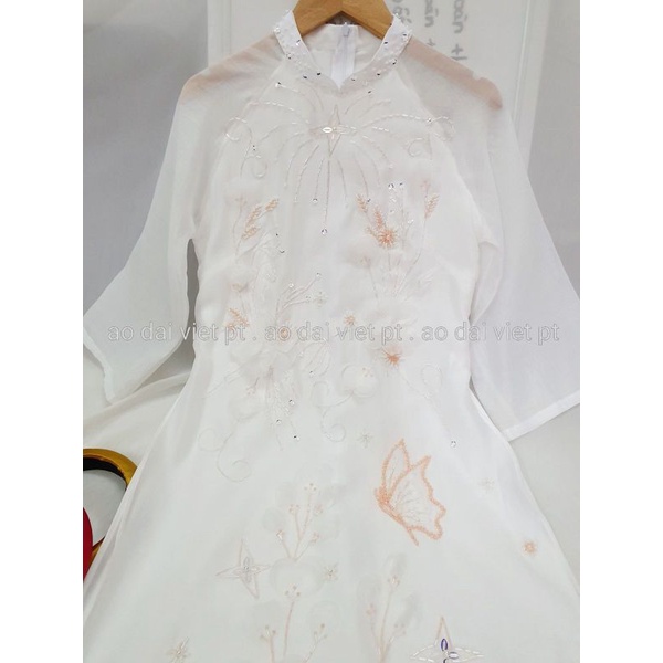 🥰 Siêu phẩmm áo dài tơ kết nổi cao cấp 4 tà sang chảnh mềm mại . hàng thiết kế cao cấp